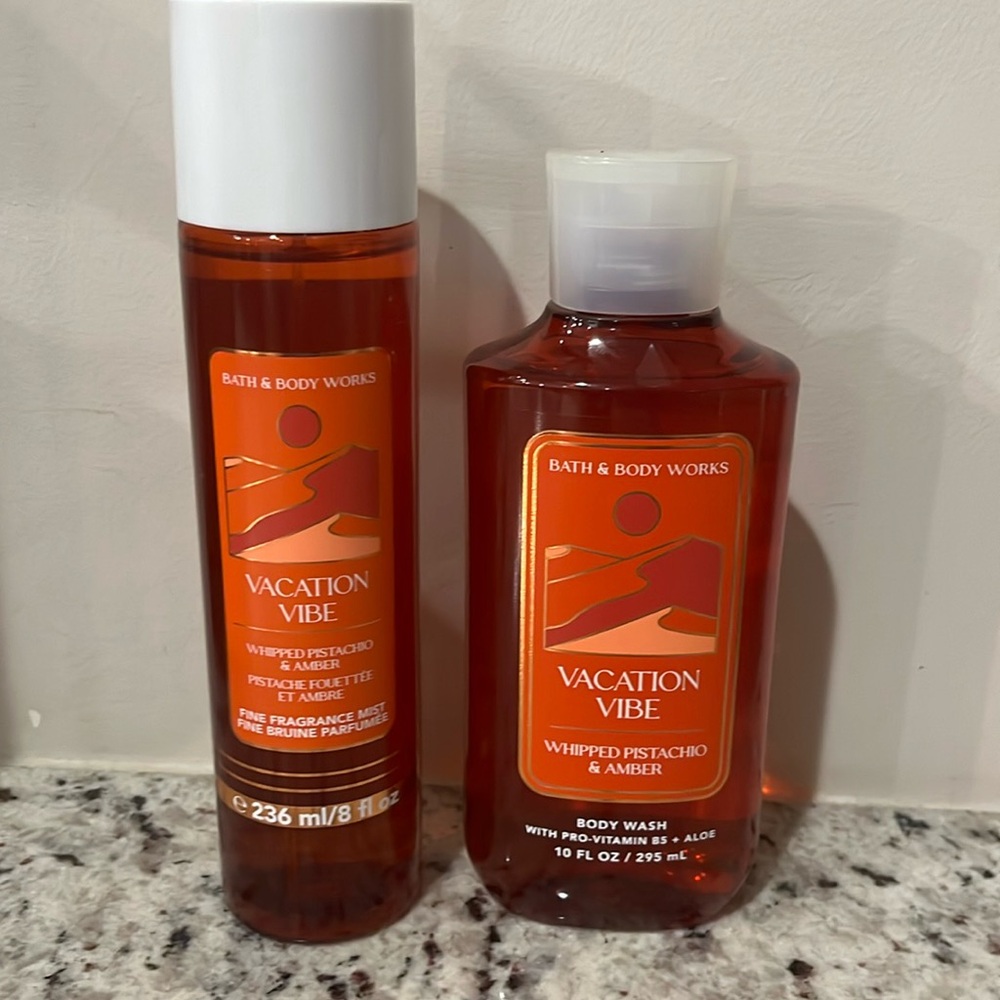 Bath and body Works vacation vibe bundle